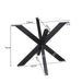 Matrixpoot Rond Zwart Koker 4x8 cm