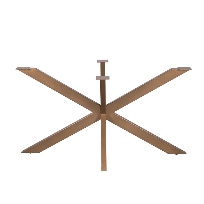 Matrixpoot Brons Ovaal/Rechthoek 140 cm Koker 4x8 cm