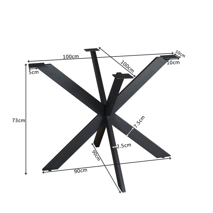 Matrixpoot Zwart Rond Koker 2,5x7,5 cm