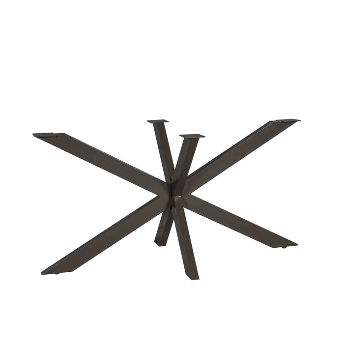 Matrixpoot Anodic Brown Ovaal/Rechthoek 160 cm Koker 4x8 cm