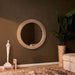 Ronde spiegel Dide Naturel Mangohout 40 cm