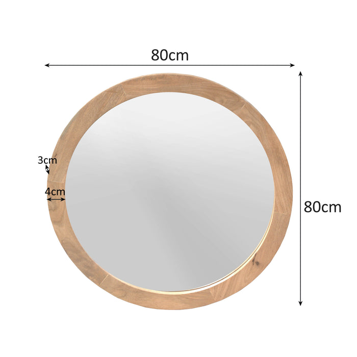 Salontafel Guus Naturel Mangohout 60 cm