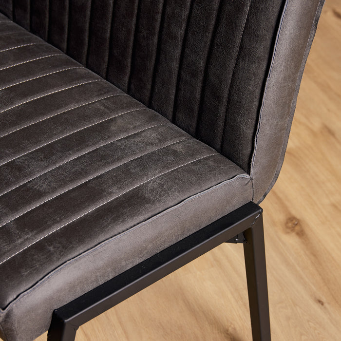 Eetkamerbank Tivoli Antraciet 155 cm