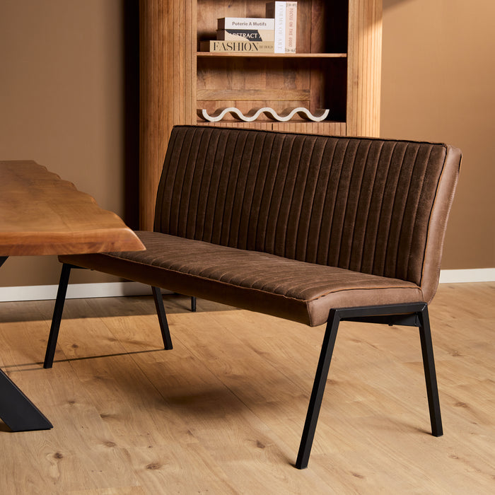 Eetkamerbank Tivoli Bruin 155 cm