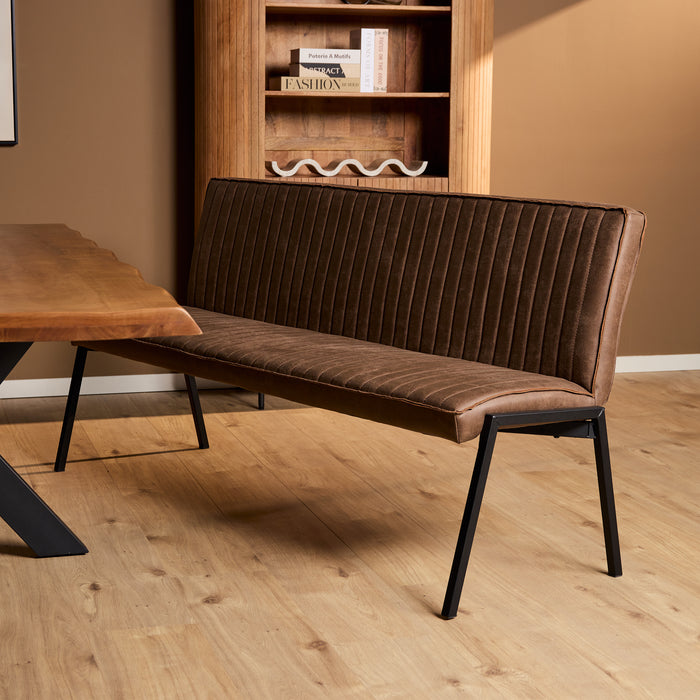 Eetkamerbank Tivoli Bruin 185 cm