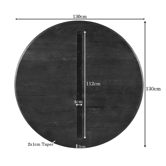 Eiken Blad Ferris 130 cm Bruin
