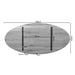 Eiken Blad Ferris Ovaal 240 cm Naturel