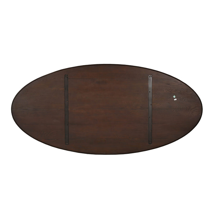 Eiken Blad Ferris Ovaal 280 cm Zwart