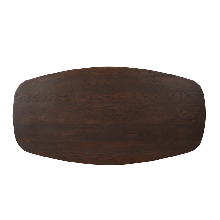 Eiken Blad Ferris Ovaal 280 cm Zwart