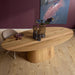 Ovale eettafel Riga  Naturel Eikenhout 210 cm