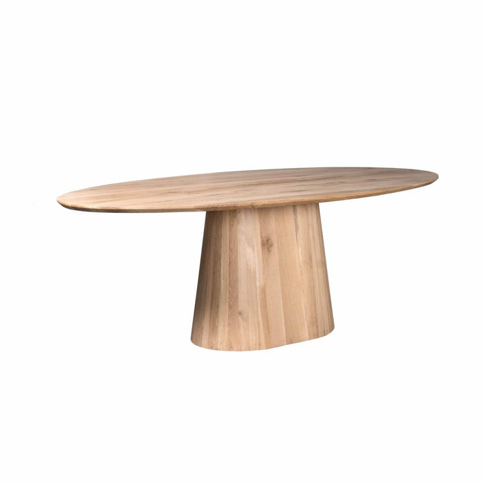 Ovale eettafel Riga  Naturel Eikenhout 210 cm