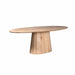 Ovale eettafel Riga  Naturel Eikenhout 210 cm
