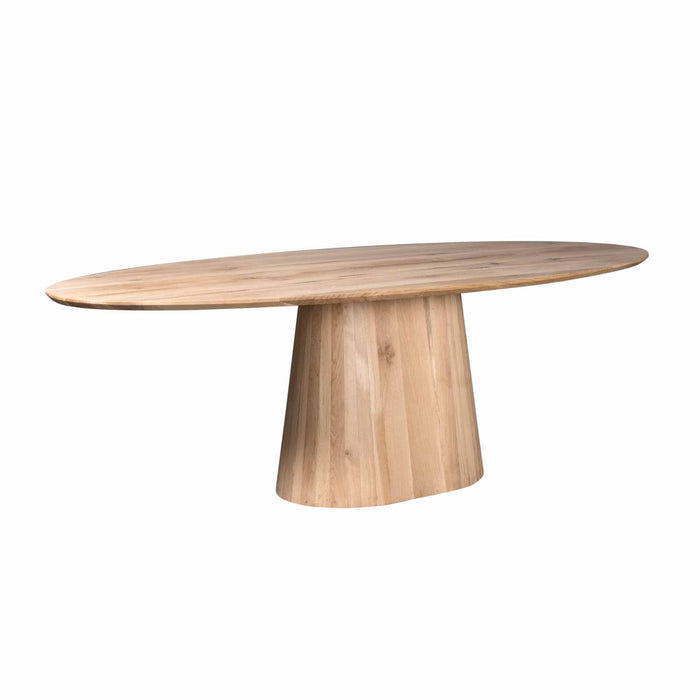 Ovale eettafel Riga  Naturel Eikenhout 210 cm