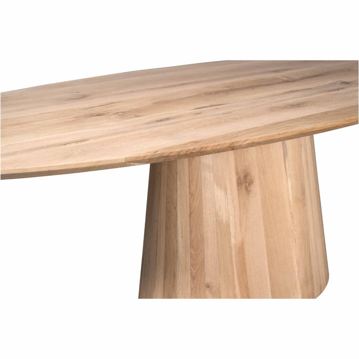 Ovale eettafel Riga  Naturel Eikenhout 240 cm