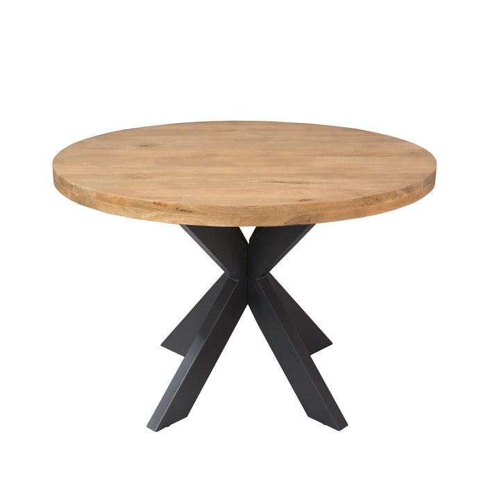 Ronde eettafel Dakota Naturel Mangohout 110 cm
