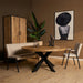 Ronde eettafel Dakota Naturel Mangohout 120 cm