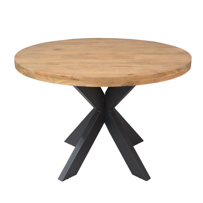 Ronde eettafel Dakota Naturel Mangohout 120 cm
