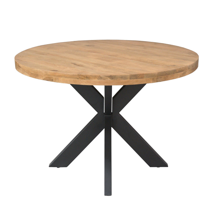 Ronde eettafel Dakota Naturel Mangohout 120 cm