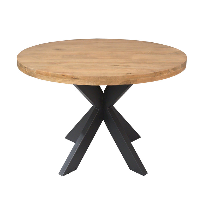 Ronde eettafel Dakota Naturel Mangohout 130 cm