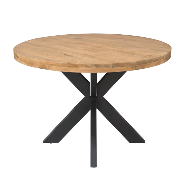 Ronde eettafel Dakota Naturel Mangohout 130 cm