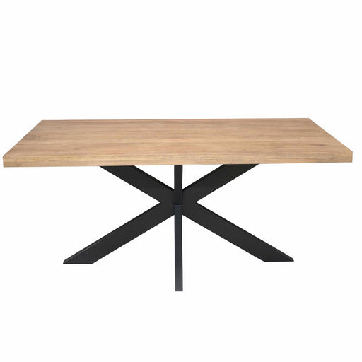 Rechthoekige eettafel Dakota Naturel Mangohout 180 cm