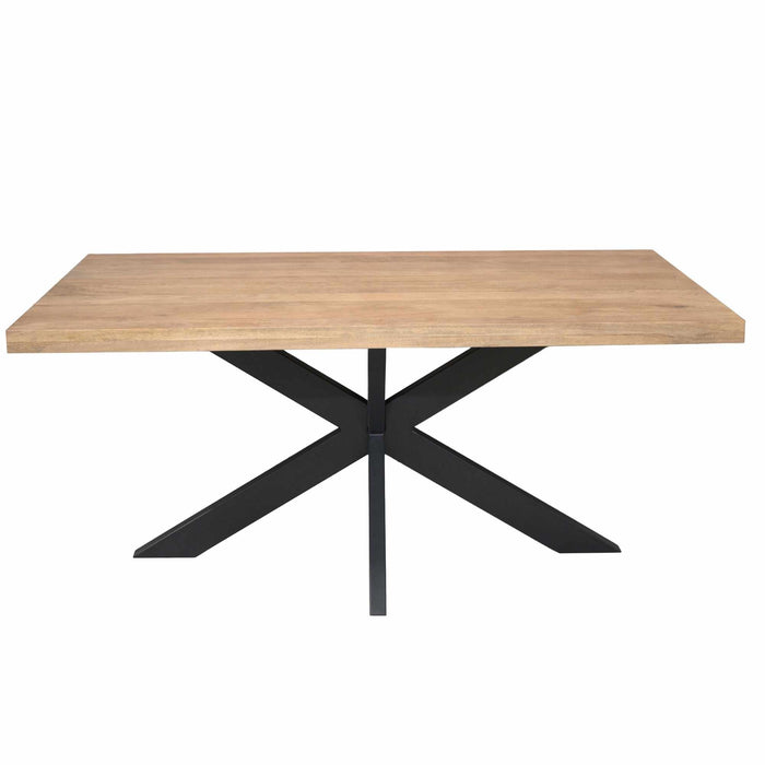Rechthoekige eettafel Dakota Naturel Mangohout 180 cm