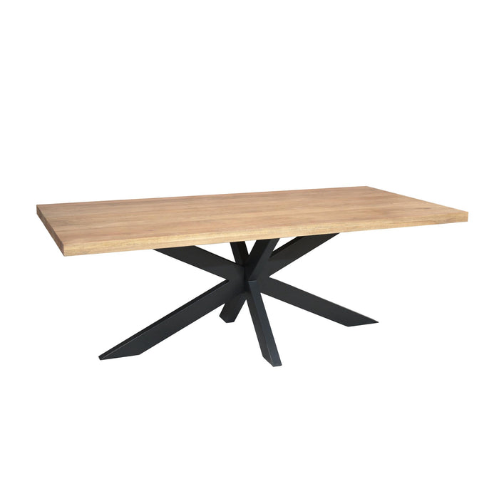 Rechthoekige eettafel Dakota Naturel Mangohout 220 cm