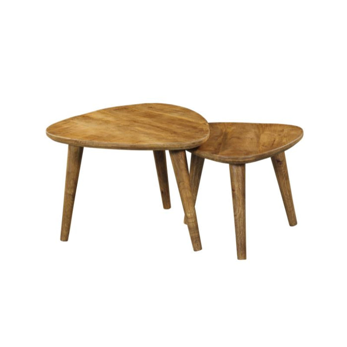 Salontafel set Omaha Naturel Mangohout 60 cm