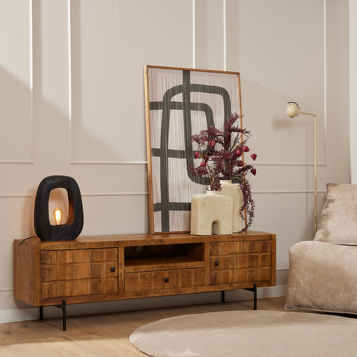 Tv meubel Brandy Naturel Mangohout 180 cm