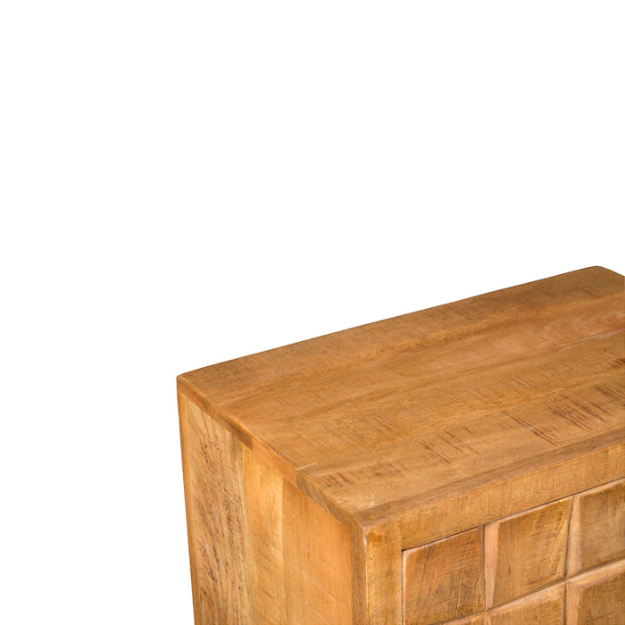 Kabinet Brandy Naturel Mangohout 60 cm
