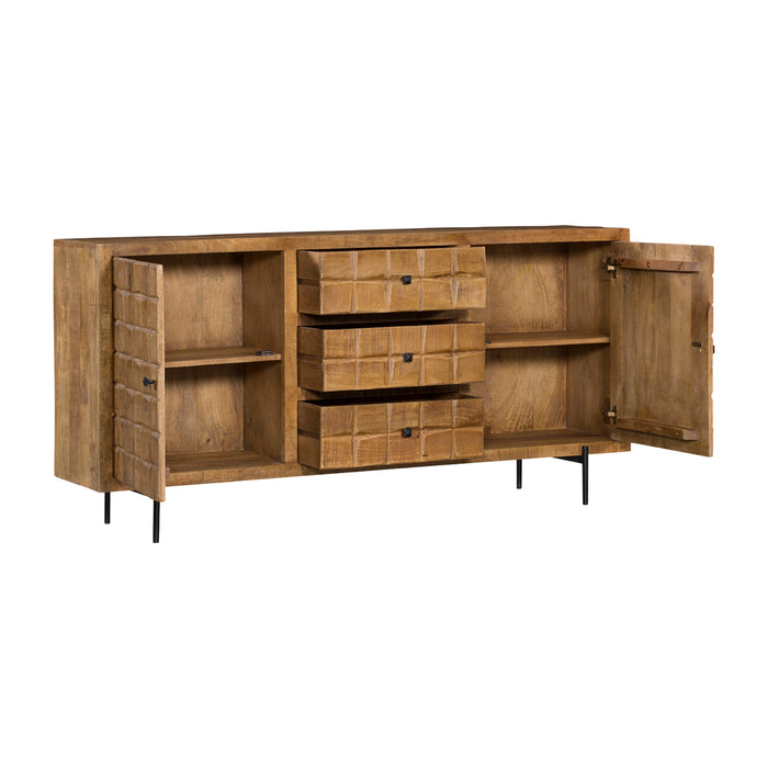 Dressoir Brandy Naturel Mangohout 160 cm