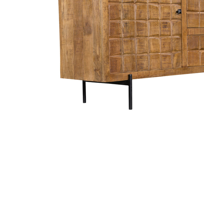 Dressoir Brandy Naturel Mangohout 160 cm