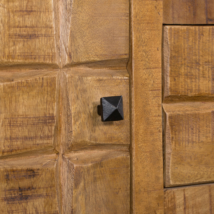 Dressoir Brandy Naturel Mangohout 160 cm