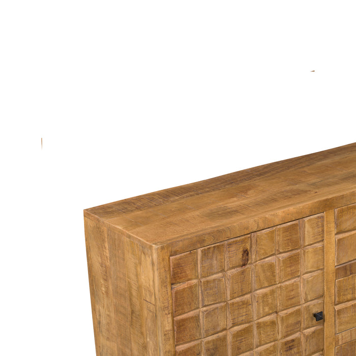 Dressoir Brandy Naturel Mangohout 160 cm