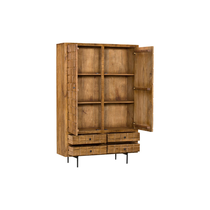 Kabinet Brandy Naturel Mangohout 100 cm