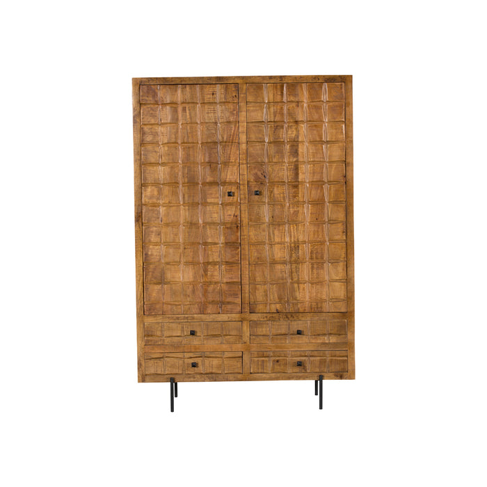 Kabinet Brandy Naturel Mangohout 100 cm