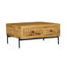 Vierkante salontafel Brandy Naturel Mangohout 80 cm