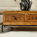 Vierkante salontafel Brandy Naturel Mangohout 80 cm