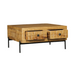 Vierkante salontafel Brandy Naturel Mangohout 80 cm