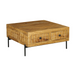 Vierkante salontafel Brandy Naturel Mangohout 80 cm