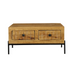 Vierkante salontafel Brandy Naturel Mangohout 80 cm
