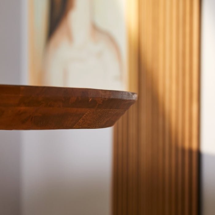 Ovale eettafel Brandy Naturel Mangohout 160 cm