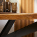 Ovale eettafel Brandy Naturel Mangohout 240 cm