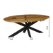 Ovale eettafel Brandy Naturel Mangohout 160 cm