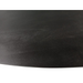 Ovale eettafel Brandy Zwart Mangohout 160 cm