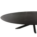 Ovale eettafel Brandy Zwart Mangohout 160 cm