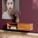 Zwevend tv meubel Ambiance Naturel Mangohout 120 cm