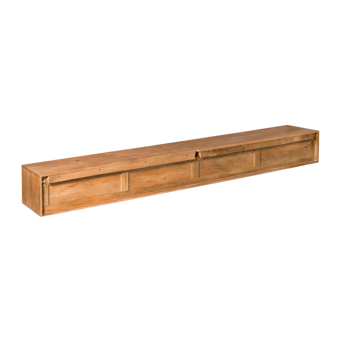 Zwevend tv meubel Ambiance Naturel Mangohout 280 cm