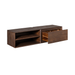 Zwevend tv meubel Ambiance Bruin Mangohout 120 cm