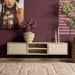Zwevend tv meubel Ambiance Zand Mangohout 160 cm